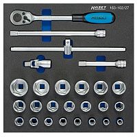 Набор торцевых головок Hazet 163-102/27