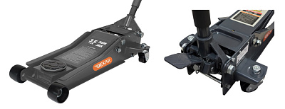 Домкрат гидравлический подкатной Dekar HJ5605F  с педалью для быстрого подвода